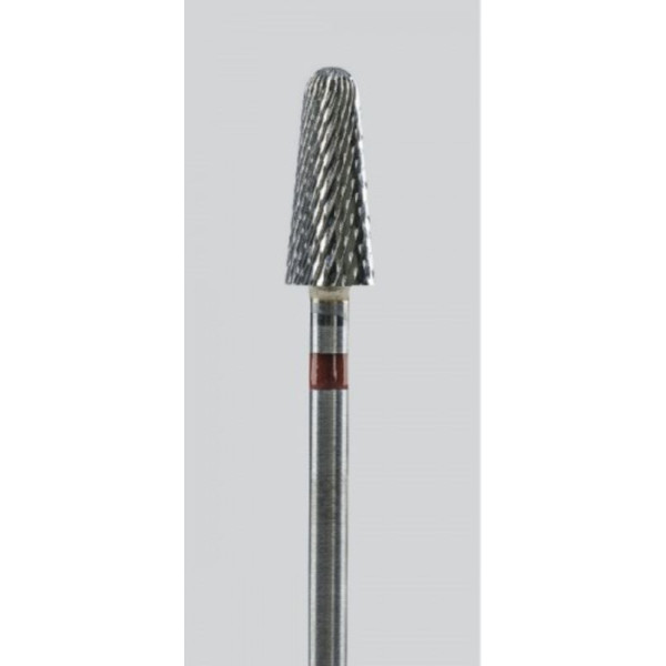 KEF60051O - Vollhartmetall Kegelfräser mit Schneidspitze, Kreuzverzahnung