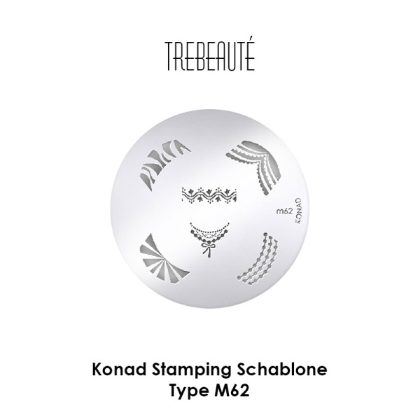 Konad Stamping Schablone - Type M62