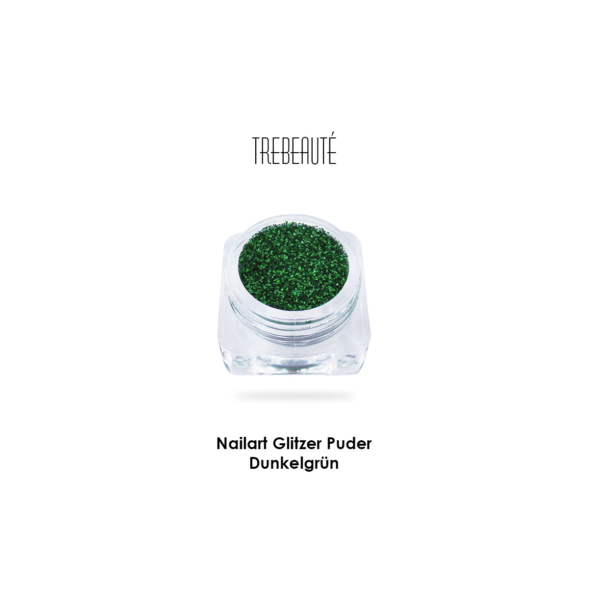 Nailart Glitzer Puder & Glitterstaub, Dunkelgrün