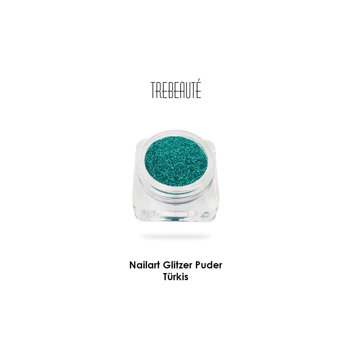 Nailart Glitzer Puder & Glitterstaub, Türkis