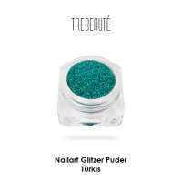 Nailart Glitzer Puder & Glitterstaub, Türkis