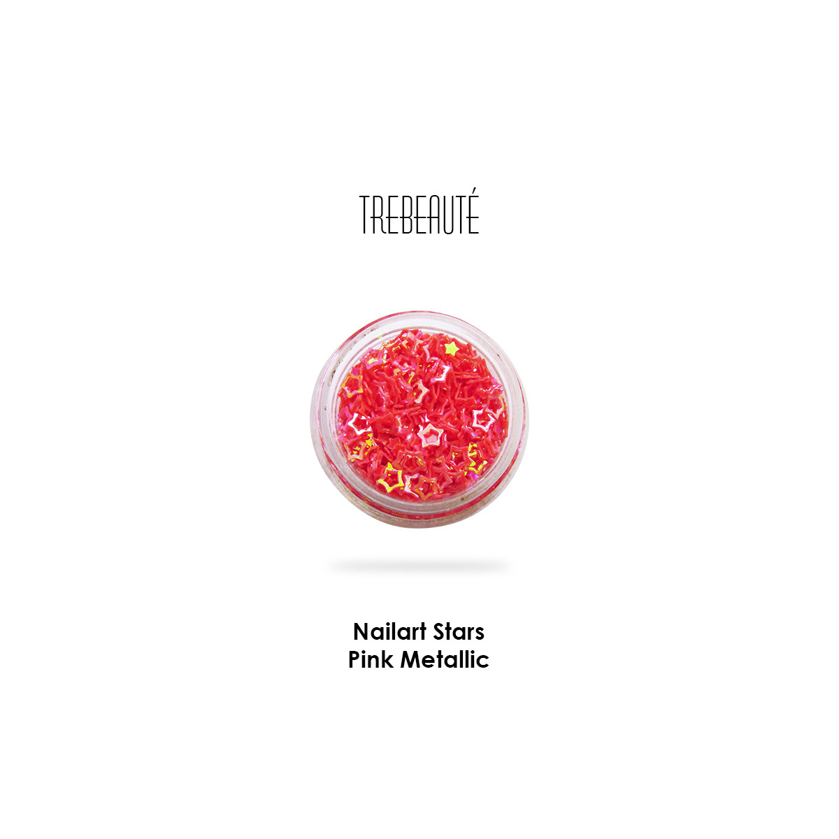 Nailart Stars - Farbe Pink Metallic