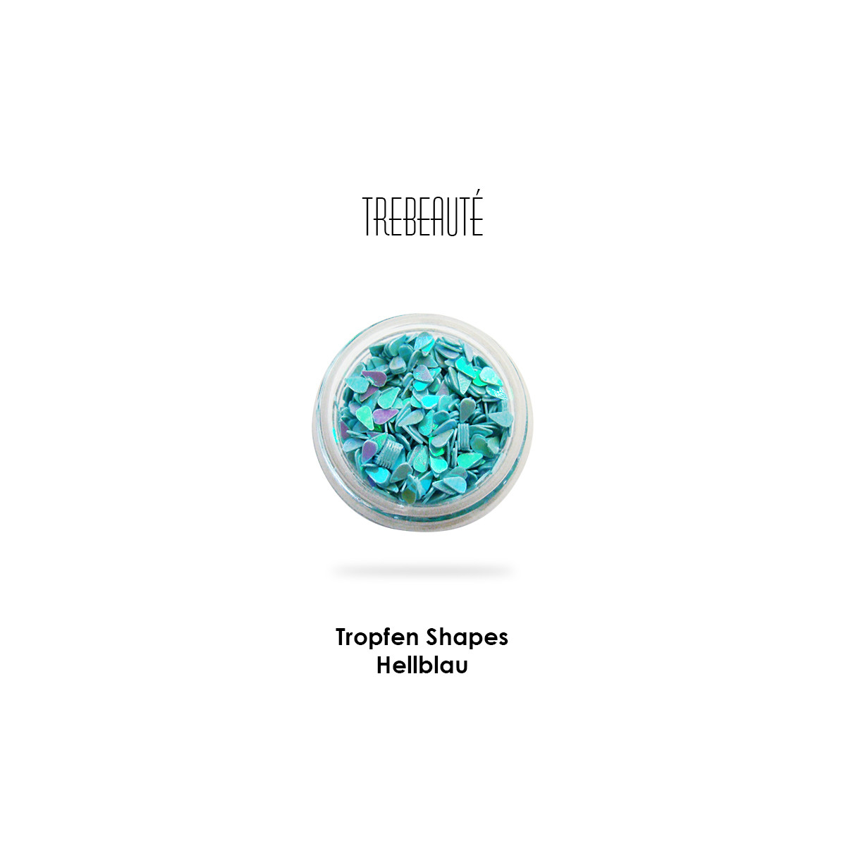 Tropfen Shapes - Farbe Hellblau
