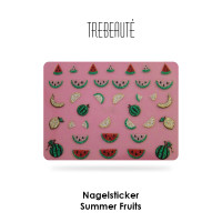 Nagelsticker Summer Fruits - Glitter