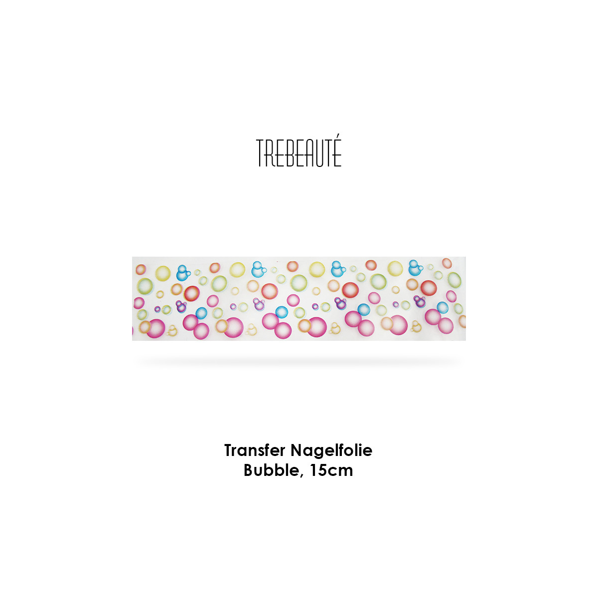 Transfer Nagelfolie - 15cm - Bubble / Hintergrund...