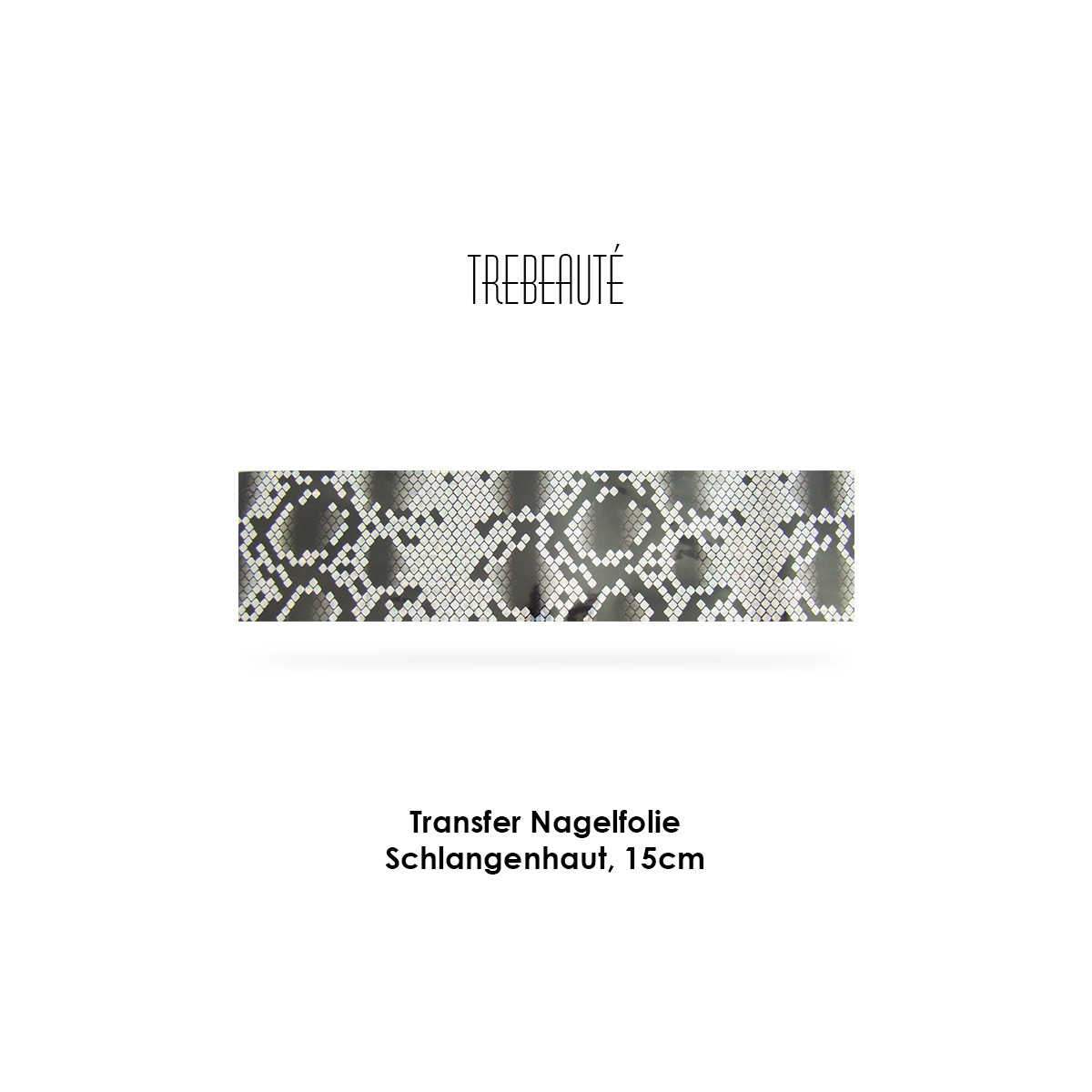 Transfer Nagelfolie - 15cm - Schlangenhaut / Hintergrund...