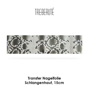 Transfer Nagelfolie - 15cm - Schlangenhaut / Hintergrund...