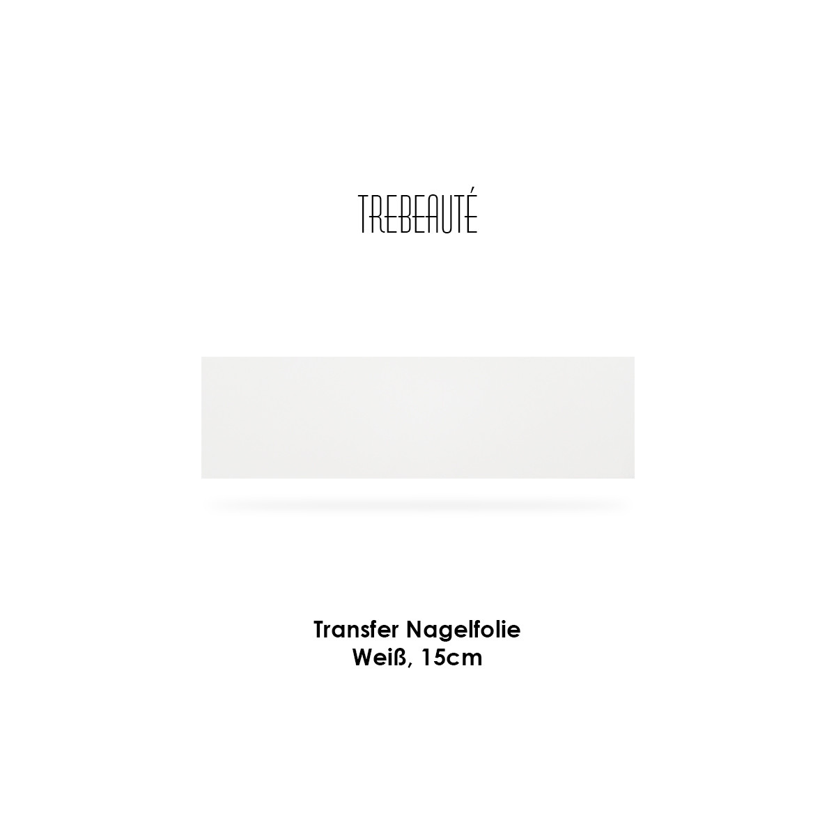 Transfer Nagelfolie - 15cm - Weiß