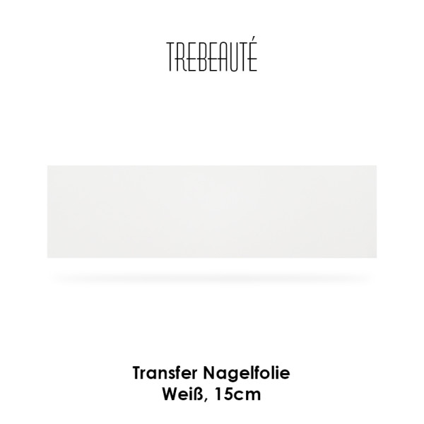 Transfer Nagelfolie - 15cm - Weiß