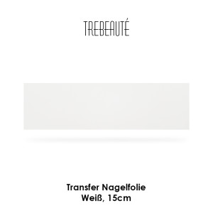 Transfer Nagelfolie - 15cm - Wei&szlig;