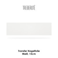 Transfer Nagelfolie - 15cm - Weiß