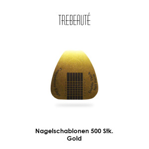 Nagelschablonen - Gold 500 Stück