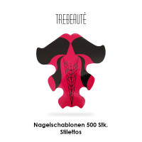 Nagelschablonen - Stilettos - Lila 500 Stück