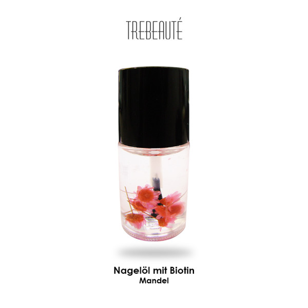 Trebeauté Nagelöl mit Biotin - Mandel mit Blüten, 15ml