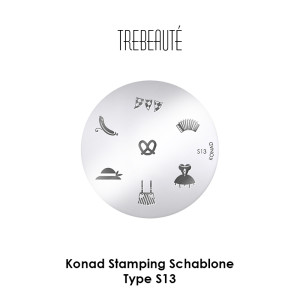 Konad Stamping Schablone - Type S13