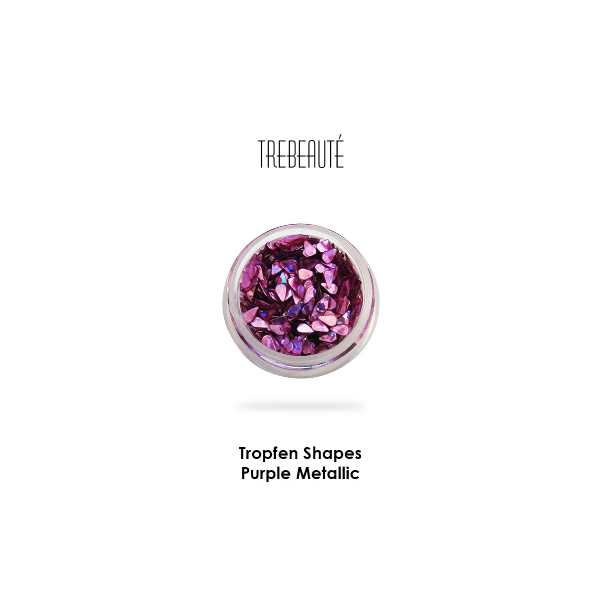 Tropfen Shapes - Farbe Purple Metallic